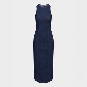 Aritzia Westin’s Denim Dress in No-Stress Dark Blue